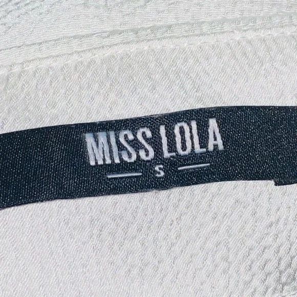 Miss Lola Lush Affair White Mini Dress - Picture 7 of 7